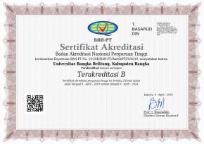 Akreditasi Universitas Bangka Belitung